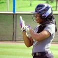 thumbnail image 3 of RIP-IT Girl's Blister Control Softball Batting Gloves- Purple, Pink - Large, 3 of 5