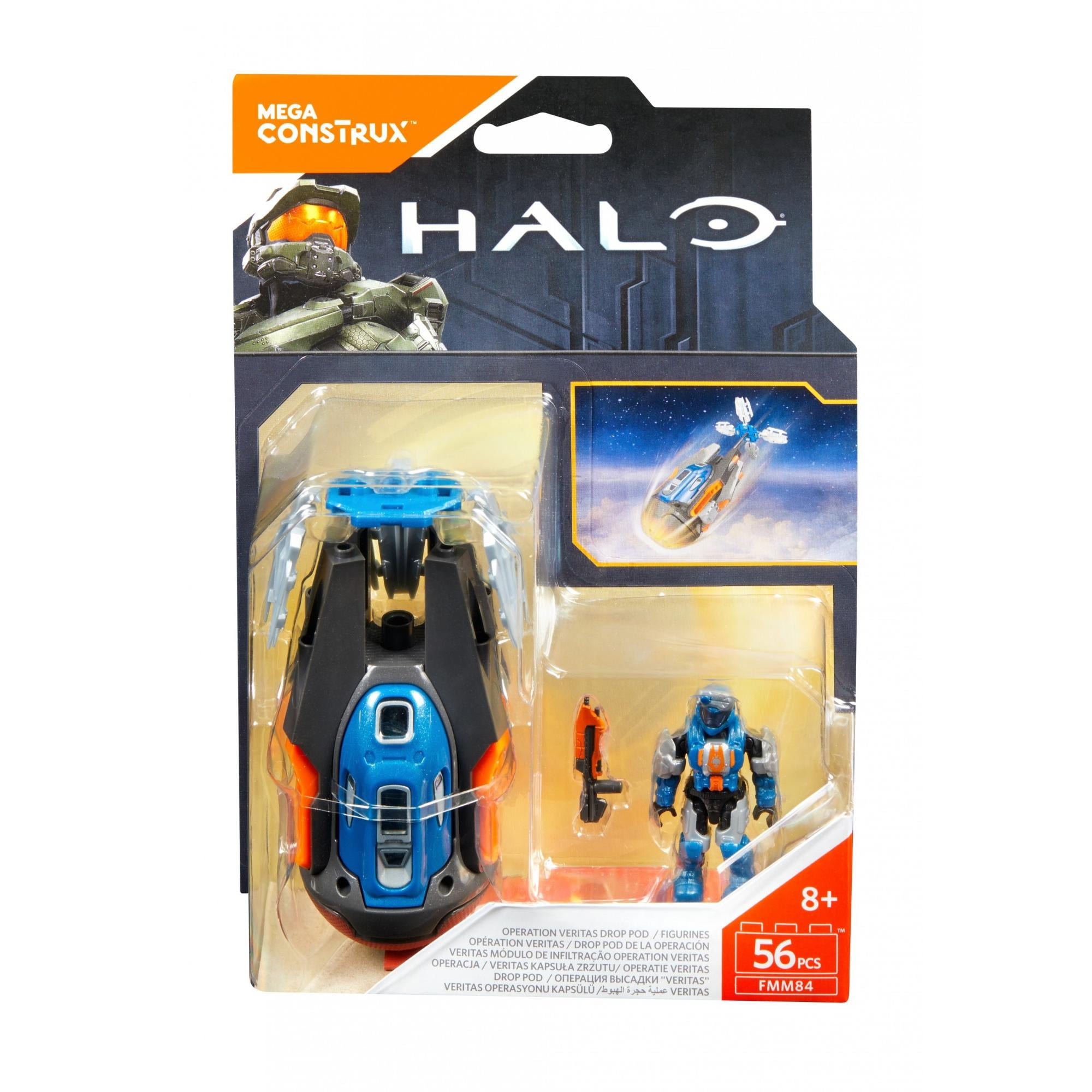 Mega Construx Halo Operation Veritas Drop Pod with Action Figure
