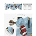 thumbnail image 5 of Retro Abstract Hockey Sneakers Window Valance Curtain Kitchen Cafe Short Curtains Living Room Tie-Up Valance Curtain, 5 of 6