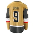 thumbnail image 3 of Men's Fanatics Jack Eichel Gold Vegas Golden Knights Home Breakaway Jersey, 3 of 3