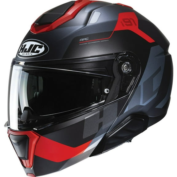 HJC i91 Carst Modular Motorcycle Helmet Red XS
