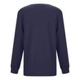 thumbnail image 4 of Camisas de manga larga con abertura lateral para mujer. Algodón. Moda otoño 2025. Tops de tendencia., 4 of 7
