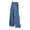 Blue, variant on XIMIN Girls Baggy Wide Leg Ripped Distressed Jeans Elastic High Waist Denim Pants Bowknot Embroidery Casual Jeans Vintage Y2k Streetwear Aesthetic Teen Clothes