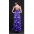 thumbnail image 3 of Bimba Robe Longue pour Femmes en Rayonne Imprimée d'Oiseaux Chic Bohème d'Été Maxi de Plage - X-Grand, 3 of 5