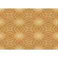 thumbnail image 1 of Ahgly Company Indoor Rectangle Patterned Neon Orange Area Rugs, 5' x 7', 1 of 6