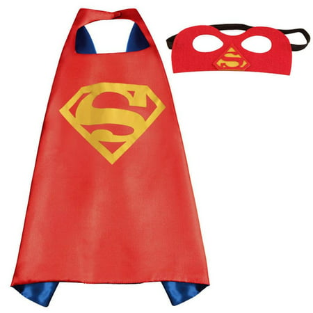 DC Comics Costume - Superman Logo Cape and Mask with Gift Box by
