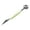 A002- Green, variant on Melon Baller Scoop Stainless Steel Kitchen Utensil, Serrated Edge Grapefruit Spoon, Ice Cream Scoop, for Fruit Carving Summer Gatherings, Blush Pink, Single Pack