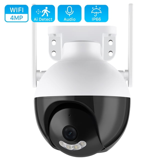 Cámara domo inalámbrica de 8MP y 4K para exteriores, sistema de vigilancia CCTV con WIFI, ONVIF, Zoom Digital 4X, PTZ, IP, Audio 2K