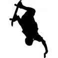 thumbnail image 2 of Skate Boarding Silhouette Wall Decal Sticker, Wallmonkeys Peel & Stick Vinyl Graphic (18 in H x 12 in W, 2 of 4