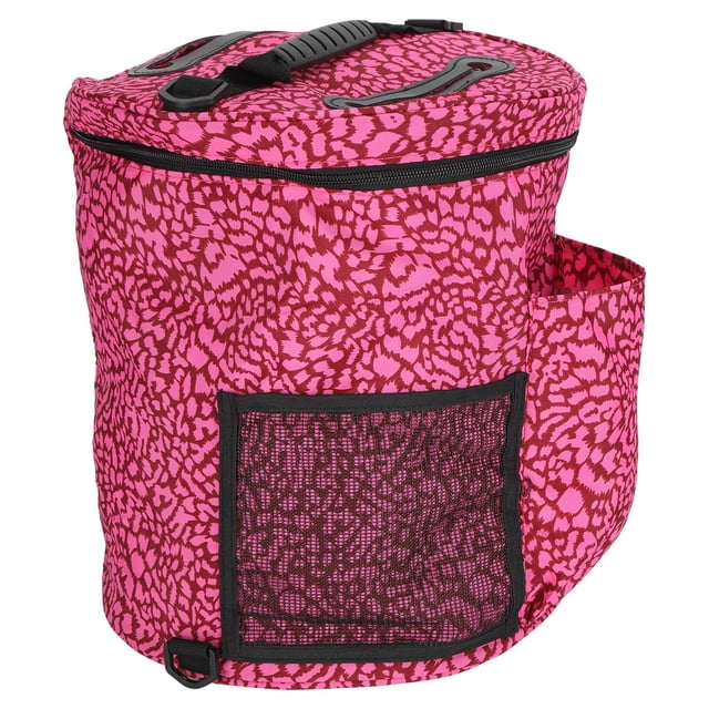 Qukaim Bolsa para kit de ganchillo, bolsillo cilíndrico para costura, organizador de suministros de tejido múltiple
