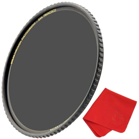 Breakthrough Photography 82mm X4 15-Stop ND Filter for Camera Lenses, Neutral Density Professional Photography Filter with Lens Cloth, MRC16, Schott B270 Glass, Nanotec, Ultra-Slim,