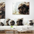 thumbnail image 4 of Designart Mystic Face - Animal Throw Pillow - 16x16, 4 of 5