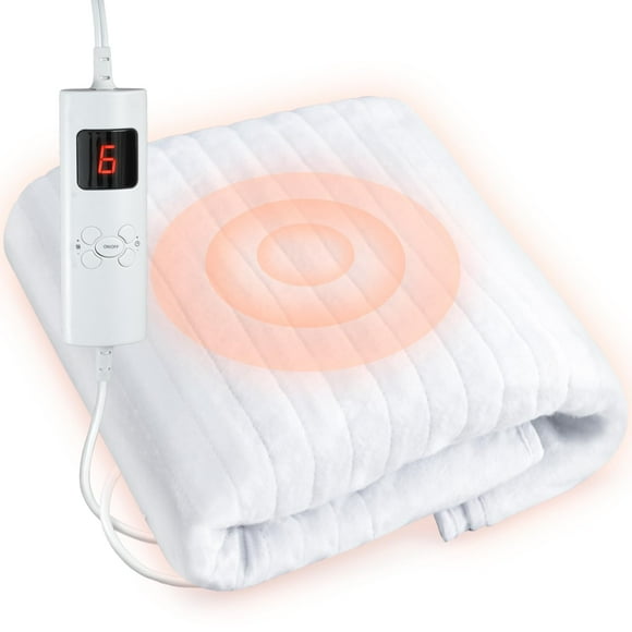 Massage Table Warmer Pads 10 Heat Settings Electric Heating Pad (72.8" x 30"), Digital Heat Control Pad, Heated Mattress Pad w/Overheat Protection for Massage Bed & Spa,White