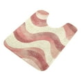 thumbnail image 7 of Yayeee Bath Rug for Bathroom Floor Non Slip Contour Fluffy Soft Absorbent Mat, 20"x24", Soft Pink Pattern, 7 of 7