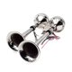 thumbnail image 1 of Marine Dual Horn Horn Marine Stainless Steel Electric Horn 18-1/2 Inch 12V Dual/Double Tube Horn Flute Horn, 1 of 5
