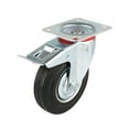 thumbnail image 1 of 4pcs 75mm de servicio pesado 200kg Ruedas giratorias Ruedas de ruedas de trolley Castros de sillas de caucho Rueda de trolley, 1 of 6