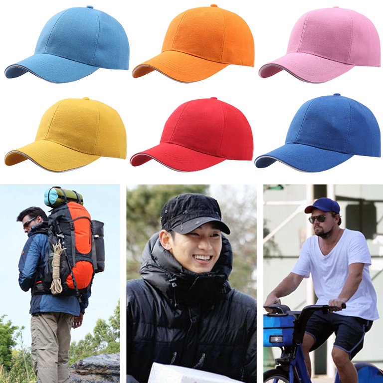 Male Female Neutral Summer Solid Baseball Caps Corduroy Hat Visors