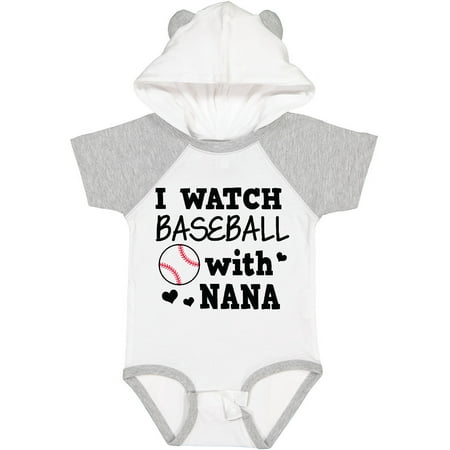 

Inktastic I Watch Baseball with My Nana Gift Baby Boy or Baby Girl Bodysuit