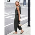 thumbnail image 6 of Czanzd Women's Cotton Gingham Two-Piece Outfit,Green,Size S, 6 of 6