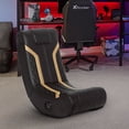 X Rocker Lux 2.0 Bluetooth Audio Foldable Video Game Floor Rocker, Gold