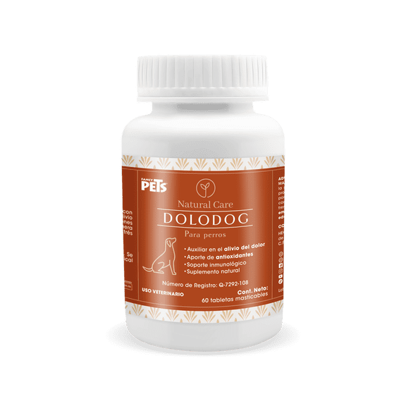 Natural Care Tabletas masticables Dolodog para perros 60 pzas