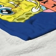 thumbnail image 5 of Nickelodeon Spongebob Hearty Sponge Kids Silk Touch Sherpa Throw Blanket, 5 of 5