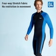 thumbnail image 4 of Men 3mm Neoprene Wetsuits Adult One Piece Full Body Long Sleeves Diving Suit, 4 of 6