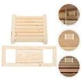 thumbnail image 3 of Miangastore Air Intake Window Shutter Cedar 1 Set 8.25X7.07X0.79In, 3 of 7