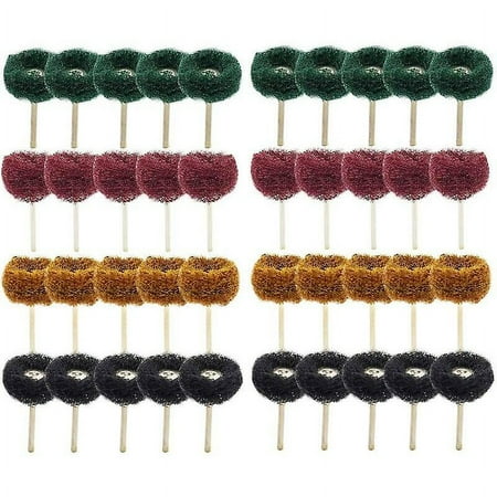 

40pcs 1 (25mm) Abrasive Wheel Polishing Wheel For Dremel Rotary Tool