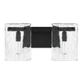 thumbnail image 2 of Genry 2-Light Bathroom Vanity Light in Matte Black, 2 of 5