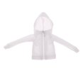 thumbnail image 1 of kusrkot 1/6 Female Long Sleeve Zippered Sweatershirt Tops for 12inch Action Figure Model White, 1 of 6