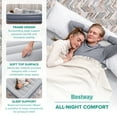 thumbnail image 6 of Bestway Tritech Airbed, Queen-Sized 20" Mattress with Built-In AC Pump, 2 Pack, 6 of 13
