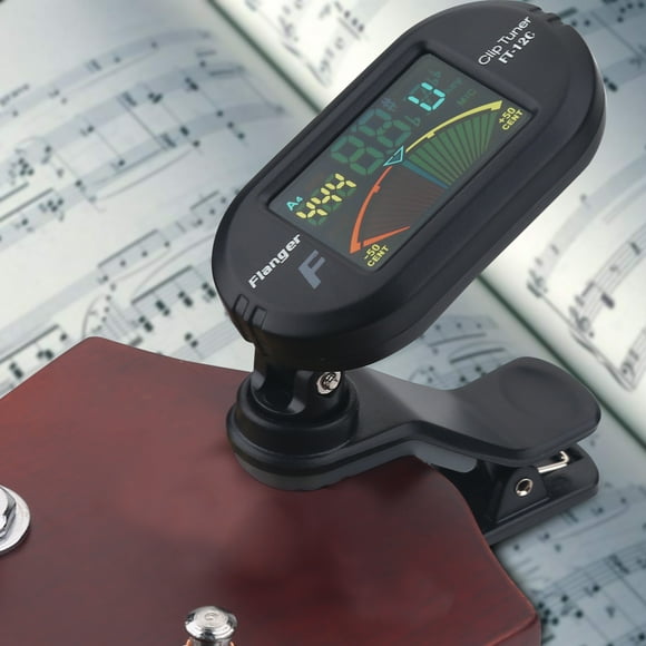 Guitar Tuner, Sturdy Chromatic Tuner, LCD Ukulele For Chromatic Tuning Guitar Bass