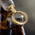 thumbnail image 4 of Abrebotellas de metal en blanco menos acero plano abridor de botellas insertos Kit abridor de cerveza roscado Ware, 4 of 5