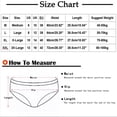 thumbnail image 4 of Blmnix Underwear Sets Underwear for Women Hipster Panties Breathable Seamless Panty Red Womens Boyshorts Underwear,L, 4 of 4