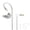 Clear (Left), variant on MEE audio M6 Single Right Side Earbud, One Wired Earphone w/ Earhook, 51" Cable, 3.5 mm Plug (Black)