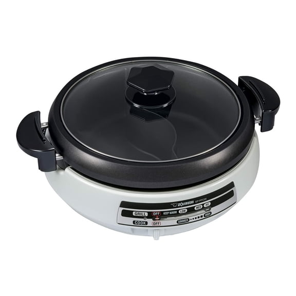 Zojirushi EP-PFC20HA Gourmet d'Expert® Electric Skillet for Yin Yang Hot Pot Gray (EP-PFC20HA)