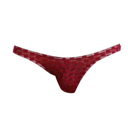 

Tmosphere Men s Gauze with Breathable Low Waist Underpants S/M/L Red L