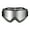 Silver, variant on Rhinestones Decorated Eyewears Eye Catching Styles Goggles Comfortable Glasses for Music Lover and Outdoor Cyclists