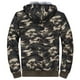 thumbnail image 2 of Chaqueta con capucha ligera y camuflaje de forro polar con cremallera para hombre y mujer., 2 of 5