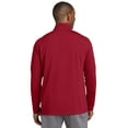 thumbnail image 2 of Sport-Tek Sport Wick Textured 1/4 Zip Pullover-3XL (Deep Red), 2 of 6