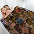 thumbnail image 6 of Soft and Comfortable Warm The Wool Drew Star Starkey Blanket Fan Gift Suitable for Room Sofa Bed Car Lets Trip Camping Sofa Decoration Merch Rafe Star Cameron Blanket 30"x40", 6 of 6