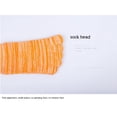 thumbnail image 5 of Calcetines atléticos ultrafinos para hombres y mujeres Calcetines de cinco dedos para correr Calcetines que absorben la humedad(Naranja)(Estilo femenino), 5 of 5