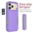 thumbnail image 6 of For iphone 17 Pro Max Case, Shockproof Heavy Duty Rugged Cell Phone Case for iphone 17 Pro Max Cover, Tekcoo Military Grade Full Body Protection Dual Layer Sturdy Durable Cute Bumper - Purple, 6 of 8