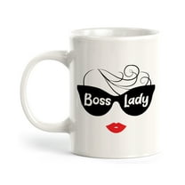 Boss Lady, 11oz Plastic Coffee Mug