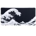 thumbnail image 1 of Mouse Pad Wave Pattern Laptop Mouse Mat Desk Mouse Pad Home Office Supplies, 1 of 8