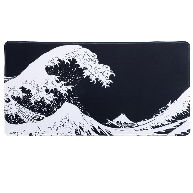 Mouse Pad Wave Pattern Laptop Mouse Mat Desk Mouse Pad Home Office Supplies