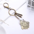 thumbnail image 2 of Guardurnaity Llavero con colgante de diagrama de jirafa y búho de bronce, llavero de Metal, llavero de coche, accesorios de decoración, regalo de Ropa, zapatos y accesorios Miscelánea 3, 2 of 6