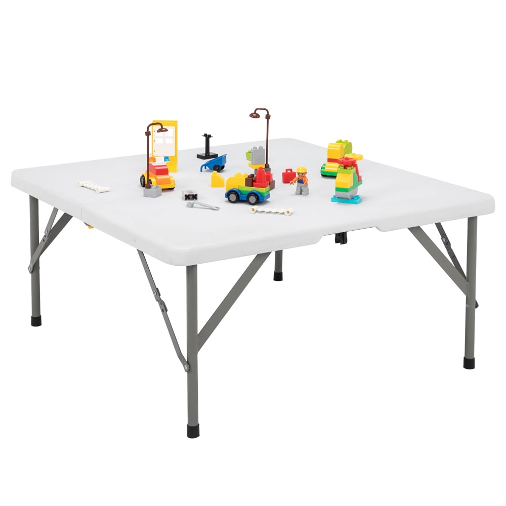 Lowestbest 34inch Outdoor Foldable Square Table, Folding Dining Table Portable Table Lowestbest 34inch Outdoor Foldable Square Table, Folding Dining Table Portable Table