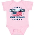 thumbnail image 3 of Inktastic Memorial Day Honor The Fallen with American Flag Boys or Girls Baby Bodysuit, 3 of 5